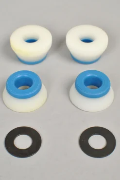 Bones Wheels Soft Bushings 81A, White/Blue