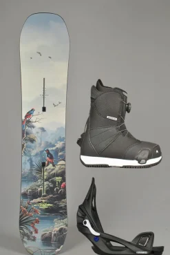 Burton Kids Custom Smalls Step On® Snowboardpakke, 10-14 år