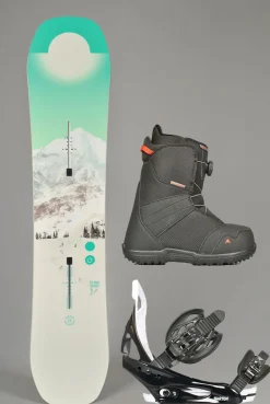 Burton Kids Feelgood Smalls Snowboardpakke , 10-14 år
