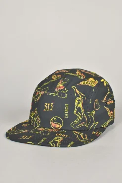 Carhartt WIP Paradise Adjustable 5 Panel Cap, Paradise Print