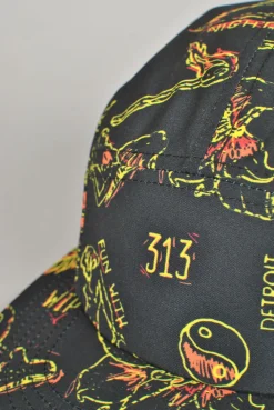 Carhartt WIP Paradise Adjustable 5 Panel Cap, Paradise Print