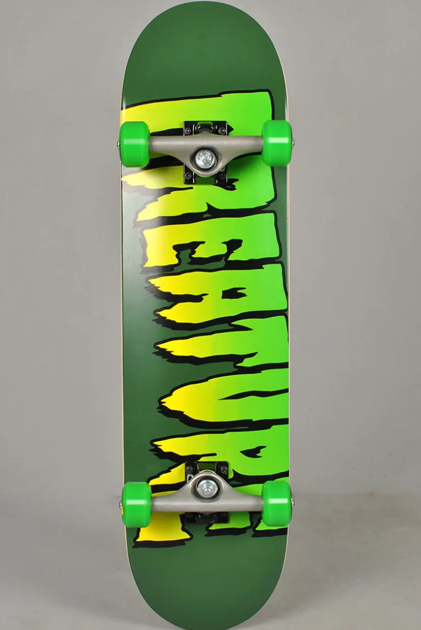 Creature Logo Stumps, Green 8.0 Komplett Skateboard
