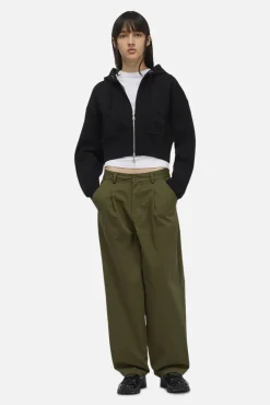 Dime Cropped Zip Hoodie