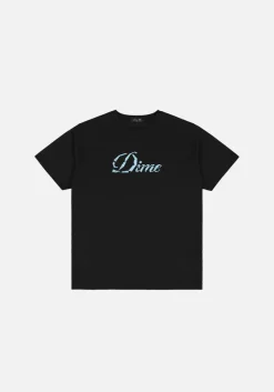 Dime Cursive Paper Cut T-Shirt