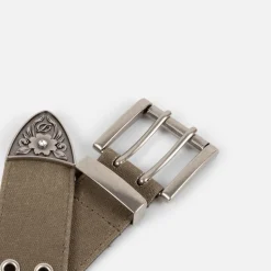 Dime Waxed Canvas Belt