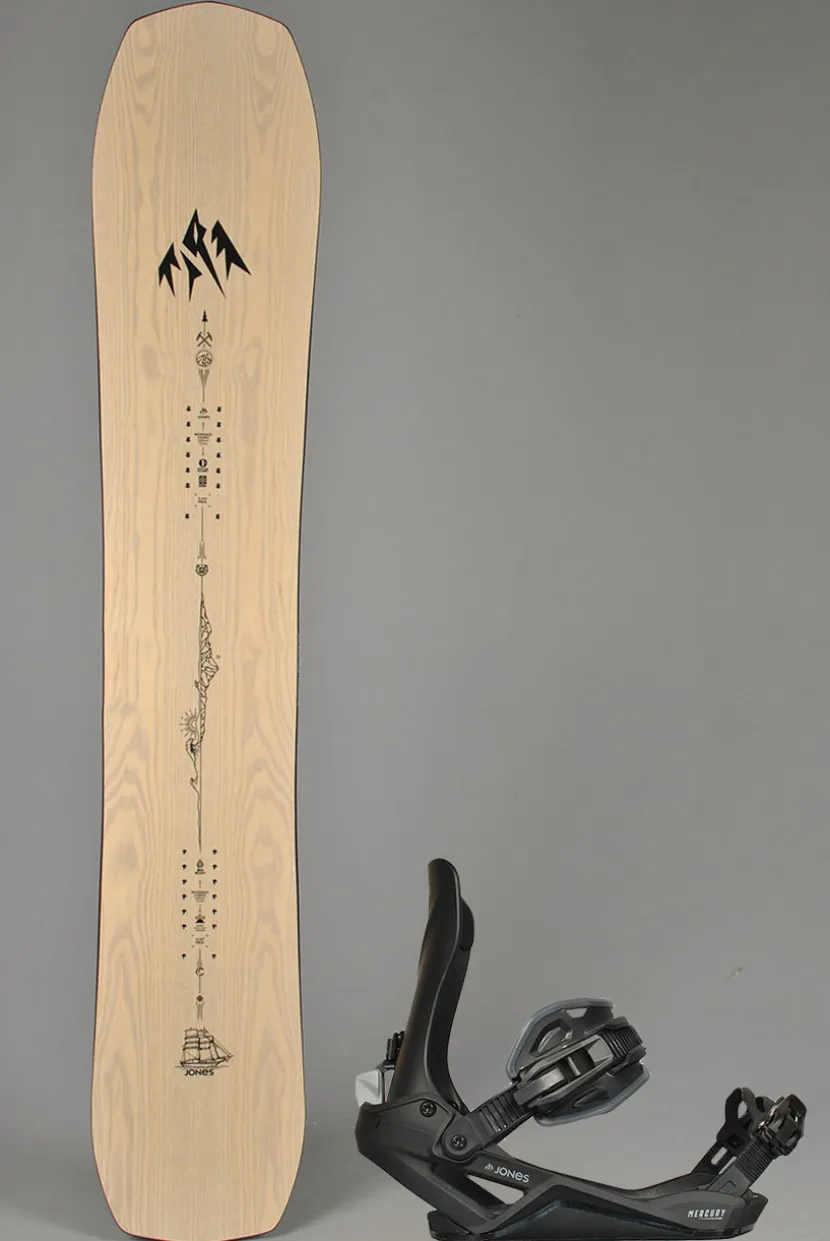 Jones Snowboards Flagship + Fase™ Snowboardpakke