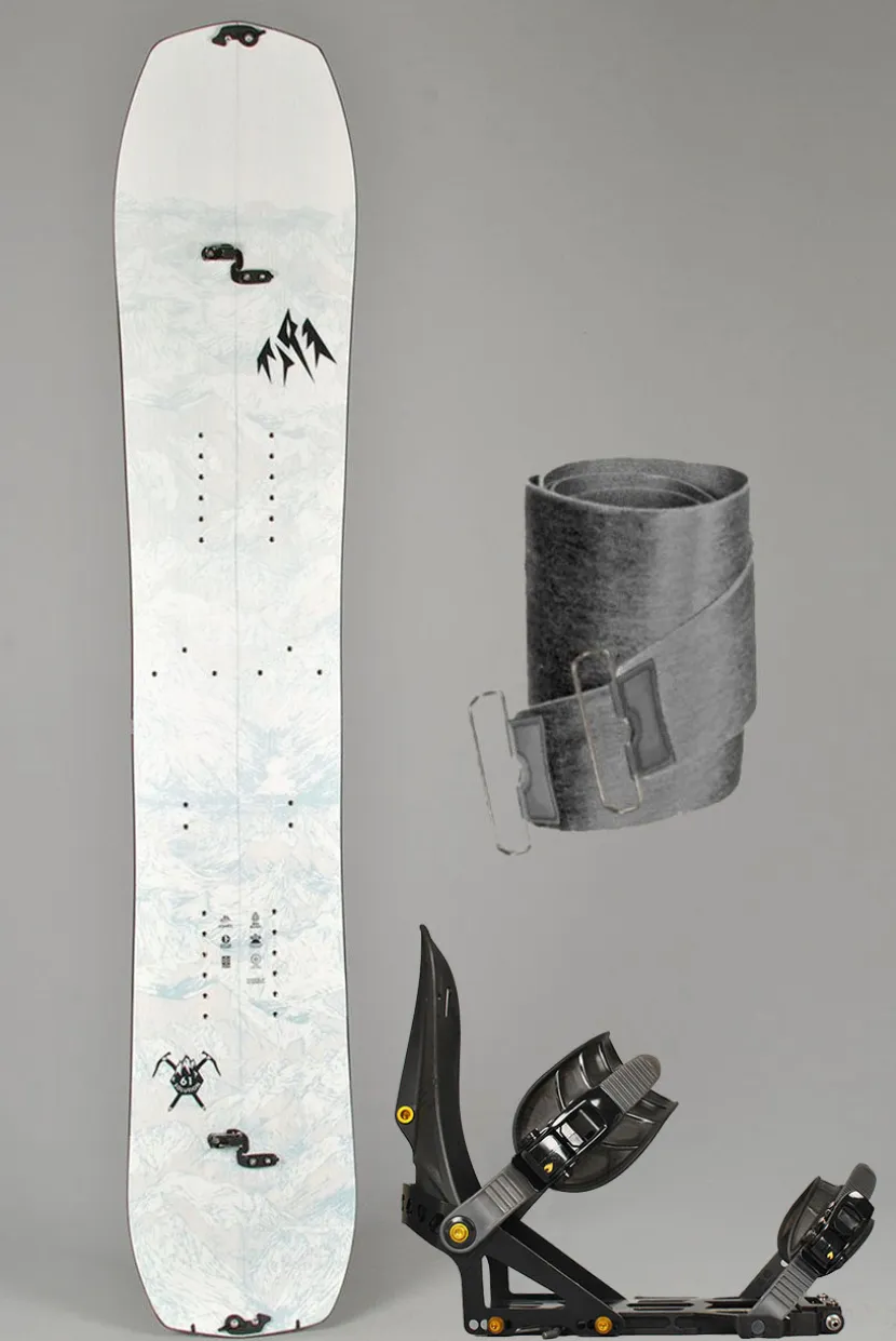 Jones Snowboards Solution & Spark Pro Splitboard Pakke