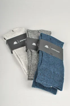 Montage Apparel 3-Pack The Multi Socks