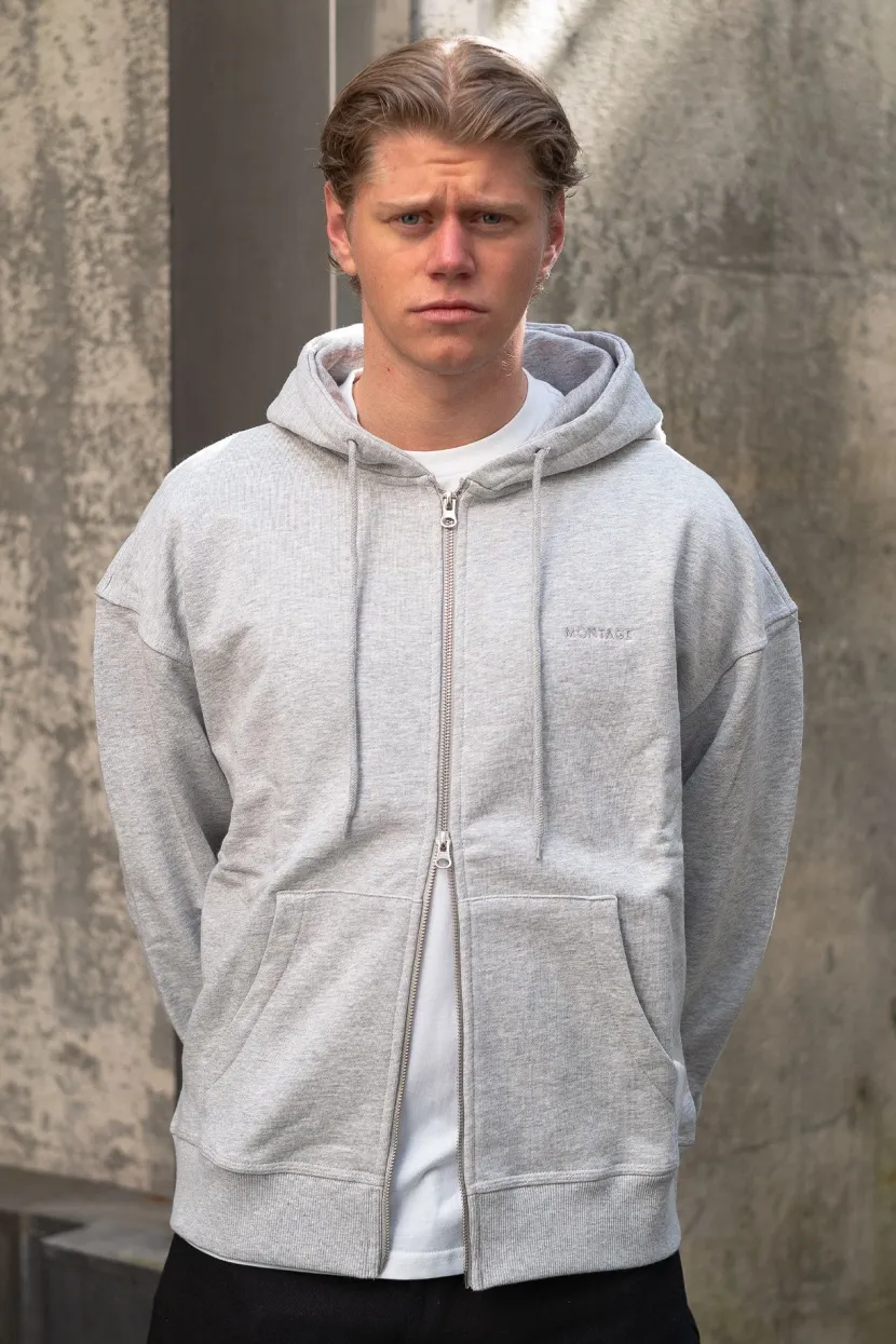 Montage Apparel Script Zip-Hood