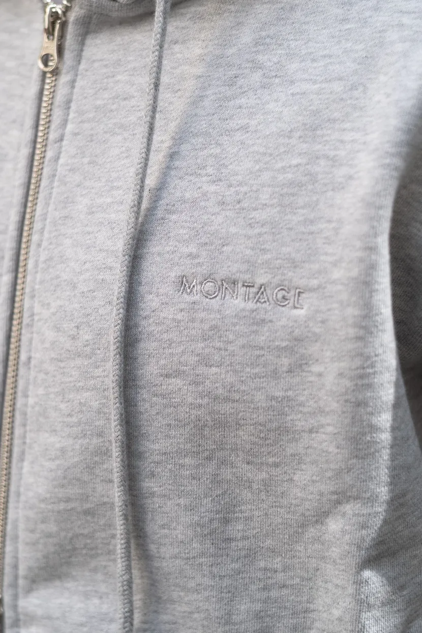 Montage Apparel Script Zip-Hood