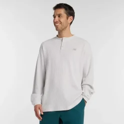 New Balance Waffle Knit Longsleeve Henley