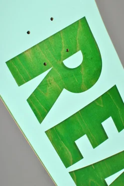 Real Skateboards Green Bold Redux 8.12