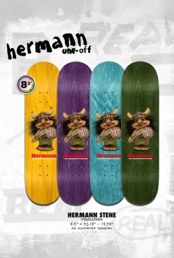 Real Skateboards Hermann Trolldom 8.5