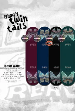 Real Skateboards Ishod Mariposa Chrome Redux - 8.5 Twin Tail