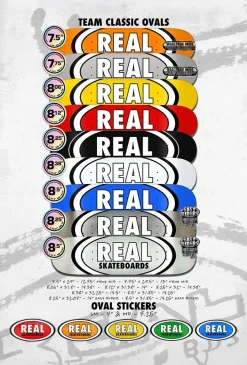 Real Skateboards Team Classic Oval 8.06
