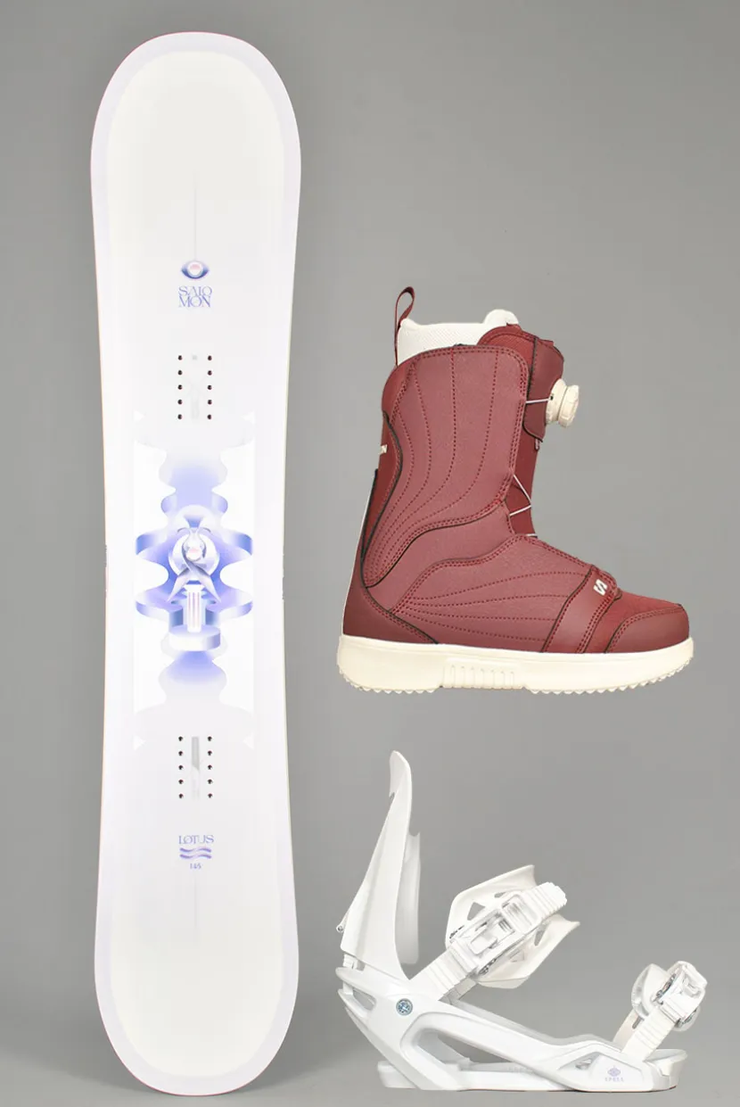 Salomon Womens Lotus Snowboardpakke