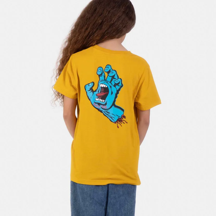 Santa Cruz Youth Screaming Hand Chest T-Shirt