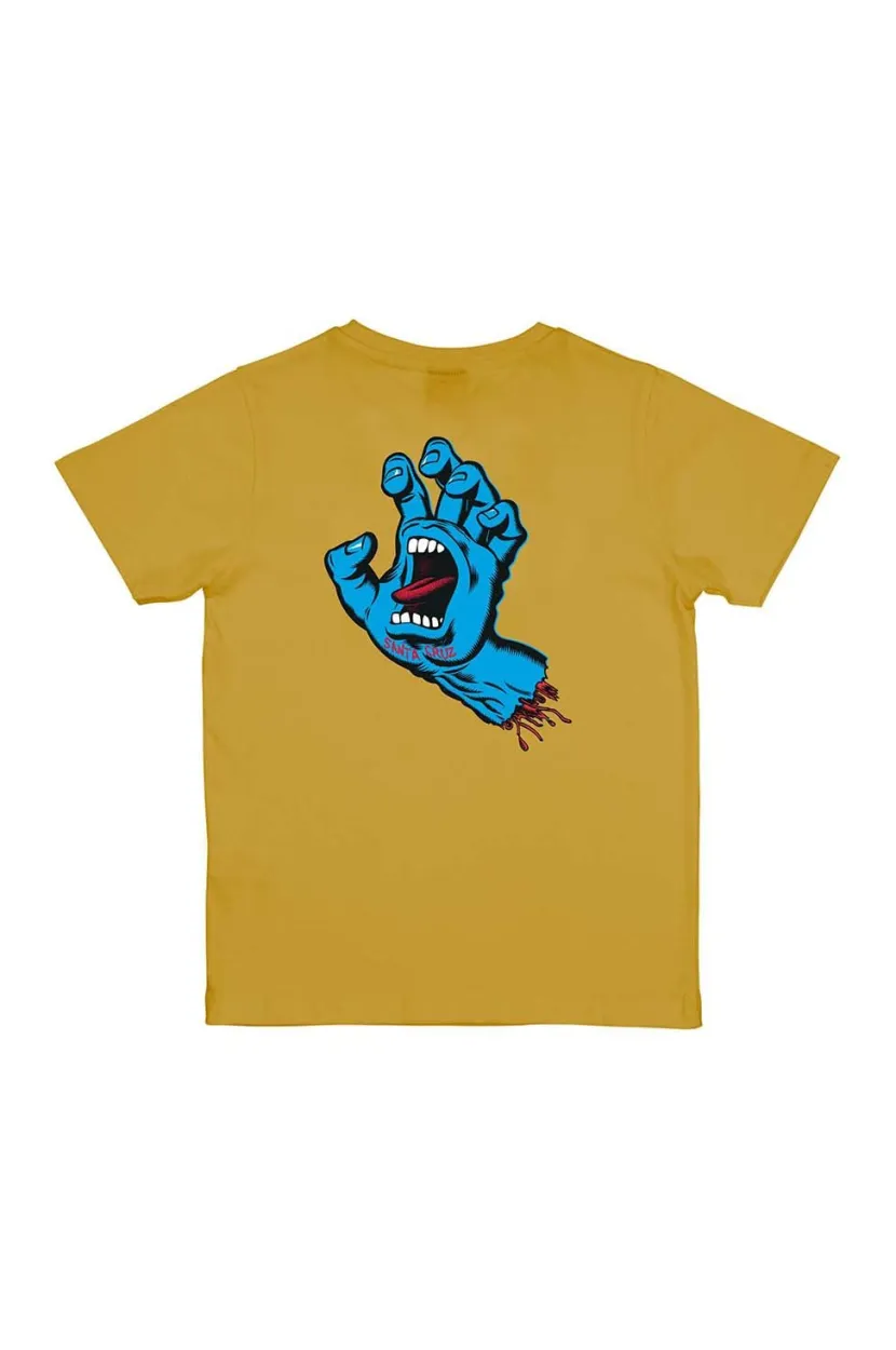 Santa Cruz Youth Screaming Hand Chest T-Shirt