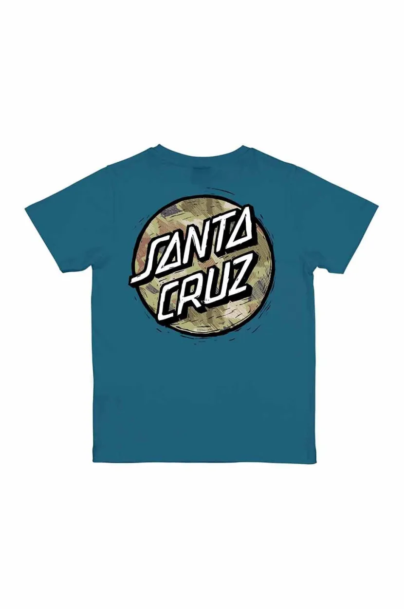 Santa Cruz Youth Stamped Opus Camo T-Shirt