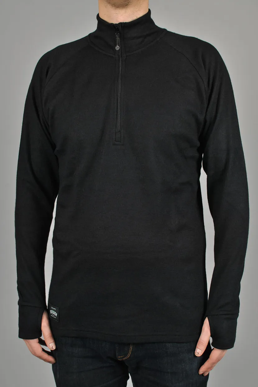 Session Merino Wool Half Zip Longsleeve