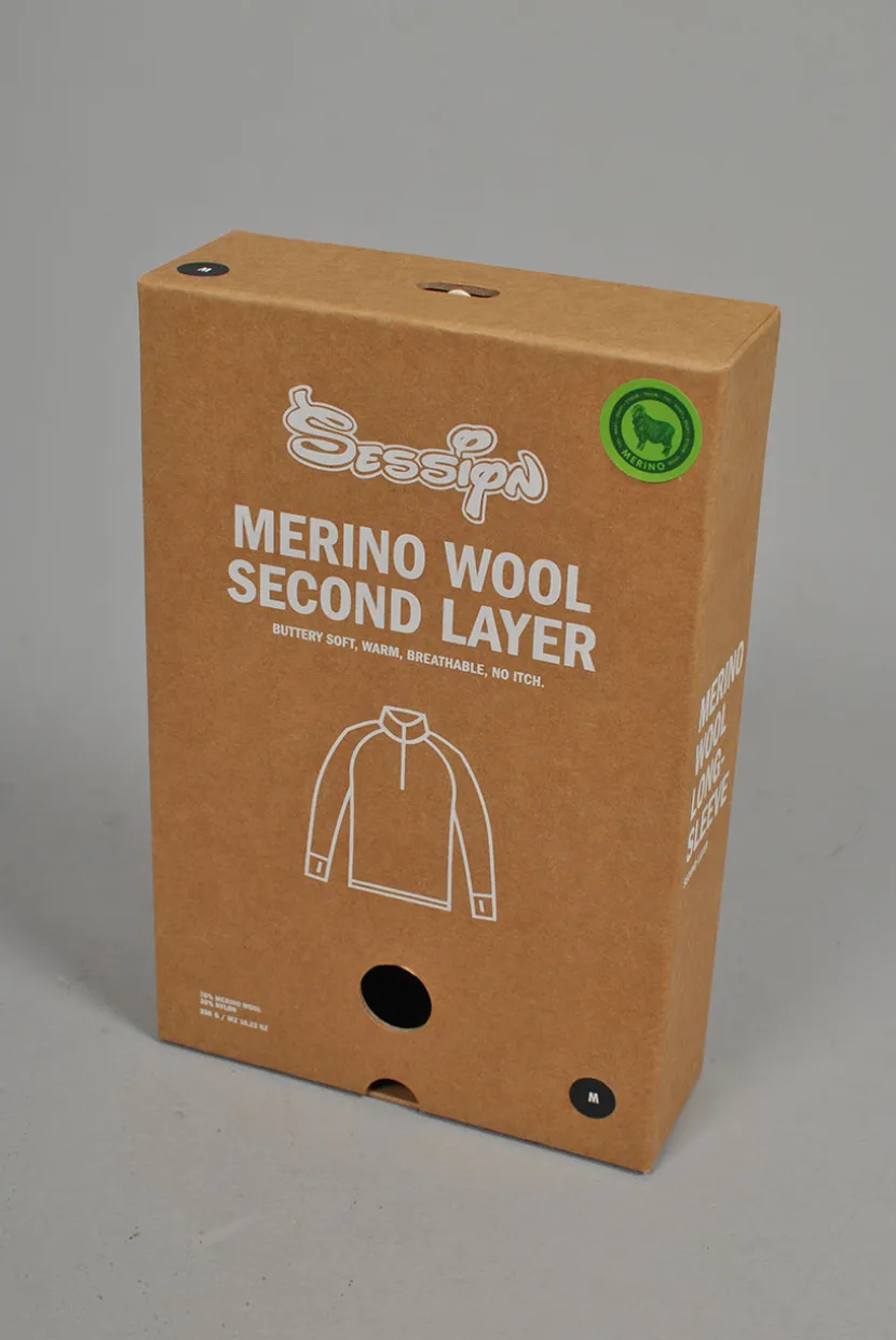 Session Merino Wool 1/4 Zip Longsleeve