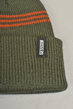Session Triple Stripe Beanie