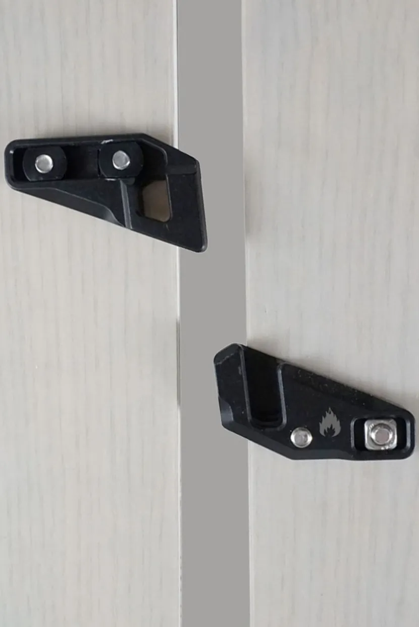 Spark R&D Splitboard Fixie Clips, Through-Mount Black
