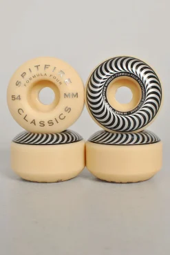 Spitfire Wheels F4 Classics Silver Swirls 54mm 99D