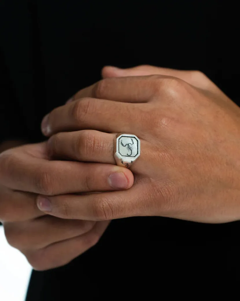 Twojeys Scorpio Ring Plata
