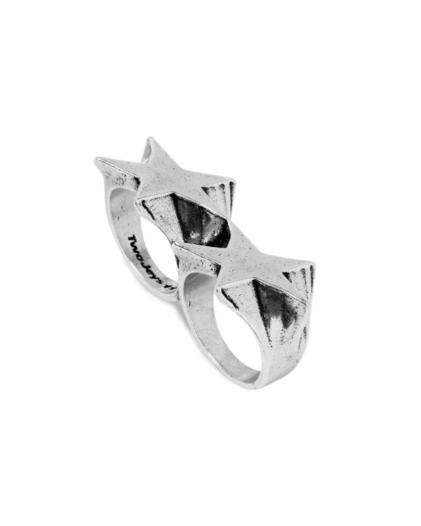 Twojeys Superstar Knuckle Ring Plata