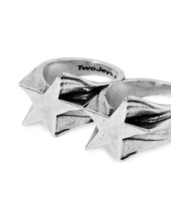 Twojeys Superstar Knuckle Ring Plata