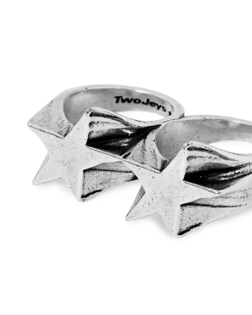 Twojeys Superstar Knuckle Ring Plata